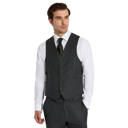 Image of Michael Kors Men's 3-Piece Classic Fit Suit Separates | Vests | Weddings & Formal Events (Jackets & Pants Sold Seperately)