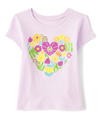 Image of The Children's Place Girls' Basic Short Sleeve Layering Tee