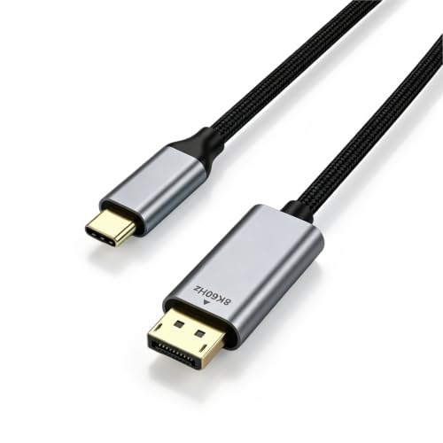 Image of Verilux USB C to DisplayPort 1.4 Cable with 8K@60Hz, 4K@144Hz, 2K@240Hz