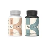 QuitK Withdrawal and Detox Support Recovery Complex – Sleep, Energy, Stress, Mood, & Craving Support – Daily Supplement - Magnesium Glycinate, Ashwagandha, GABA, L-Theanine, Agmatine & More