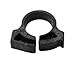 HellermannTyton SNP6GHS0C2 Snapper Hose Clamps.458"/.518" Min/Max Diameter, PA66GF13%, Black, 100/pkg