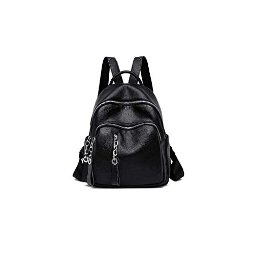 LCHJX Mochila de cuero PU mochila casual de moda de moda