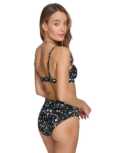 DKNY Women's Set ̶ Molded Bandeau Bikini Top & Mid Rise Bottom with Tummy Control3