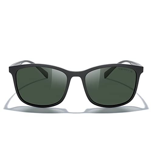 Image of MERRY'S Square Polarized Sunglasses for Men Women Ultralight Shades Driving Fishing Golf UV400 S8668