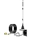 Bingfu Antena WiFi Exteriores Doble Banda 2,4GHz 5,8GHz de Montaje Pared MIMO RP-SMA y SMA Antena Macho Repuesto para Cámara IP Seguridad Inalámbrica Enrutador WiFi Monitor de Vigilancia por Vídeo