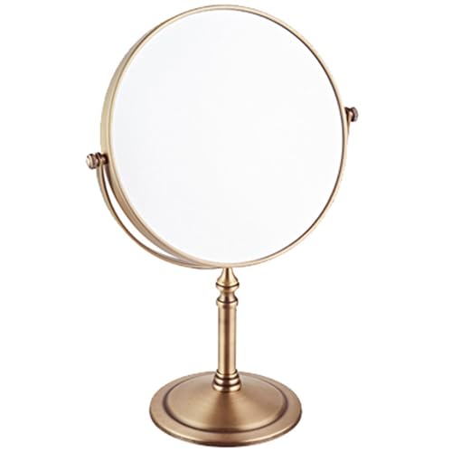 Espejo para maquillaje de mesa redondo 8 pulgadas doble faz