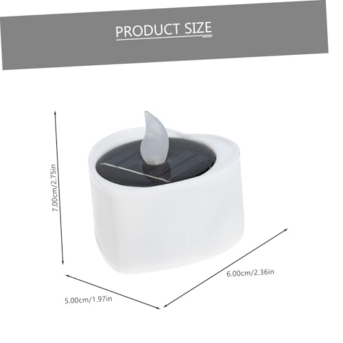Velas solares LED de té exteriores impermeables pack de 6 unidades 2