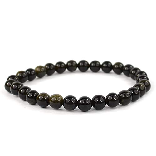 Image of Reiki Crystal Products Natural Crystal Stone Bracelet 6 mm Round Beads for Men & Women | Gemstone Jewellery Bracelet | Reiki Charged | Multiple Stone Variants Available