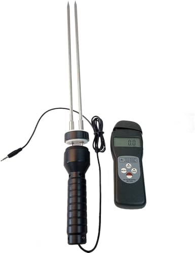 CNYST Coffee Bean Moisture Meter Cocoa Beans Moisture Content Meter with Range 0~24% Resolution 0.1 Accuracy ±0.5% n LED Indicator Indicates the Humidity Condition of the Material