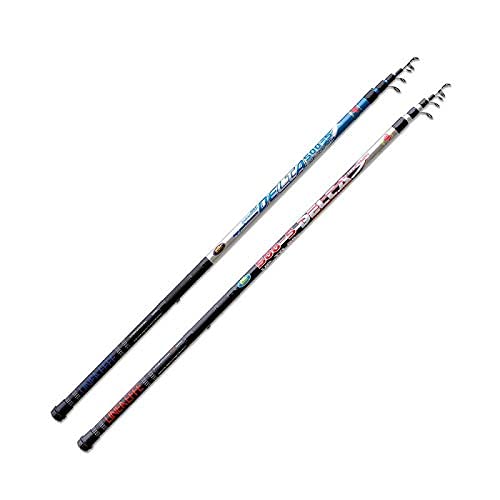 Canne Pêche Lineaeffe Next – 4 M, Anneaux Liés, 20-40 G, Télescopique, Fibre Verre/graphite, Poignée Bois – Pour Mer, Rivière, Pêche Au Coup