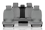 Sojoy Car Seat Covers and Cushions Full Set Universal Four Seasons Car Seat Protector(Dark Gray)
