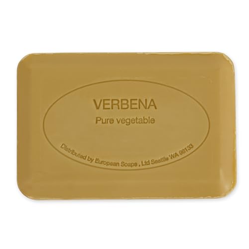 Image of Pre de Provence Artisanal Soap Bar, Enriched with Organic Shea Butter, Natural French Skincare, Quad Milled for Rich Smooth Lather, 8.8 Ounce, Verbena