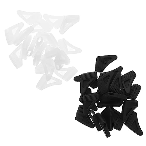 Ipetboom 20 Pairs Silicone Glasses Temples Comfortable Ear Hooks for Glasses Non-Slip Eyeglass Holders