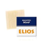 elios shaving soap sapone da rasatura solido, al lentischio con burro di karit� bio, 100% made in italy, 60g