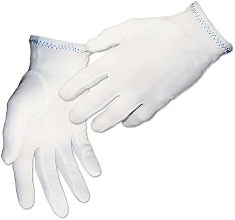 Gloves LegendWhite Inspection Gloves Nylon White Coin Jewelry Antiques Safety Working Gloves