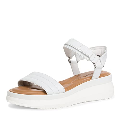 Tamaris Sandali da donna, sandali da donna, plantare TOUCHIT, bianco, 40 EU