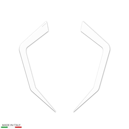 Resin Bike Aufkleber Motorrad Kompatibel Mit Ducati Panigale-Streetfighter V4-V4s 2025. Schutz Windschild vor Stößen und Kratzern. Aufklebersatz 3D-Harzklebstoff - Stickers Made in Italy