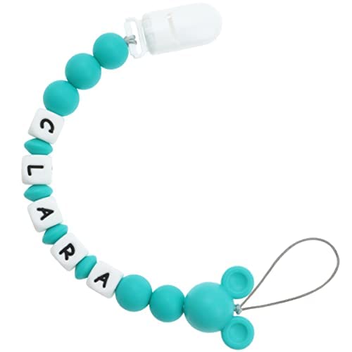 Customizable Stroller Clip Personalized Name, Personalized Clip with Name (Pink)