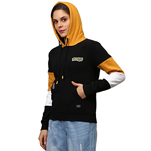 Image of Campus Sutra Women's Cotton Crew Neck Sweatshirt