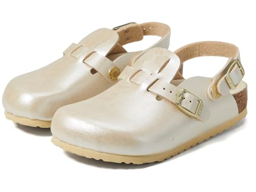 Birkenstock Girl's Kay Graceful (Toddler/Little Kid/Big Kid) (Pearl White)