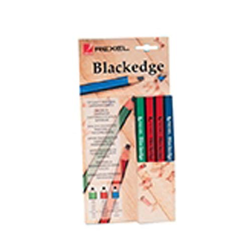 Blackedge 34326 Card of 12 Pencils - Assorted