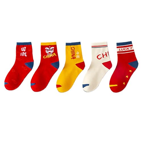 5PC Calcetines Bebé Midtube Calcetines de Piso de Bebé Calcetines Primavera Dibujos Animados Animales Calcetines para y Niñas Calcetines 28 30 Niño, AI, 3-5 años