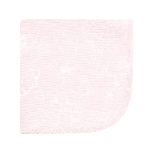 Image of Hudson Baby Unisex Baby Flannel Cotton Poly Washcloths, Vintage Blossom 12 Pack, One Size