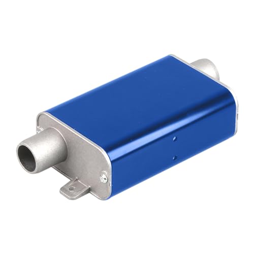 Dieselheizung Schalldämpfer Standheizung Schalldämpfer AbgasschalldäMpfer für Parkheizung Schalldämpfer Set, Auspuff Schalldämpfer Kit für Diesel Heizung, Auto Auspuffanlagen, 24 mm (Blau)