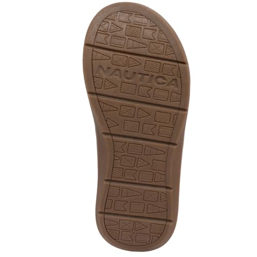 Image of Nautica Men's Flip Flop Shower Sandals Slides - Comfortable Waterproof Beach Footwear Slip-On Thong (Medium /Wide Width)