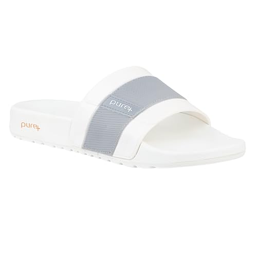 Image of WELCOME mens Welcome Pure-51 Men's Sliders /Slippers Lightweight Super Flexible Stylish Dailywear Sliders /Slippers for Men Slipper