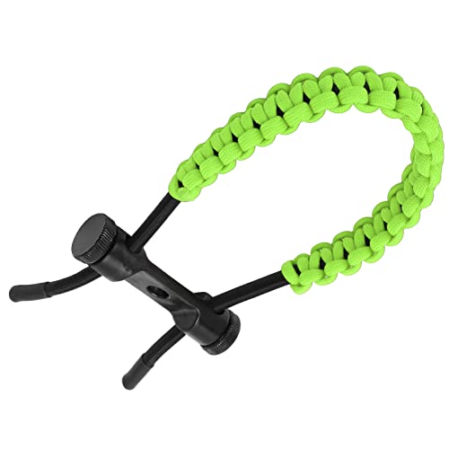 PLYE Bow Wrist Sling, Archery Bow Wrist Sling Nylon Convenient for Training(green) - Image 3