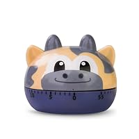 Mechanischer Küchentimer In Tierform (Wolf) – 60-Minuten-Countdown, Aufzieh-Funktion, Kinderfreundlich – Für Küche, Klassenzimmer & Home-Office