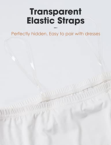 Image of MANCYFIT Half Slips for Women Long Slip Under Dress Invisible Straps Underskirt for Dresses
