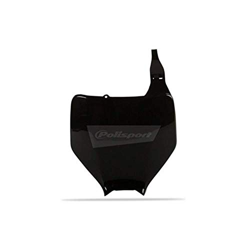 Polisport 8660800001 - Tabella Portanumero Replica Oem Realizzata In Plastica Lucida Resistente E Durevole Compatibile Con Le Moto Kawasaki, Suzuki In Colore Nero - 2