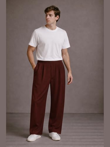 Image of Korean Pants for Man | Trekking Pants | Korean Trousers | Baggy Trackpants for Men - Effortless Style, Confident Feel, Free Movement, All-Day Comfort