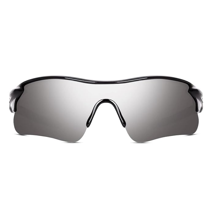 Image of Zynic Men's Stylish Sports Sunglasses with Case| UV400 Protection Classic Wrap Around Googles |Sports Shades for Driving,Cyclining Outdoor & Travel