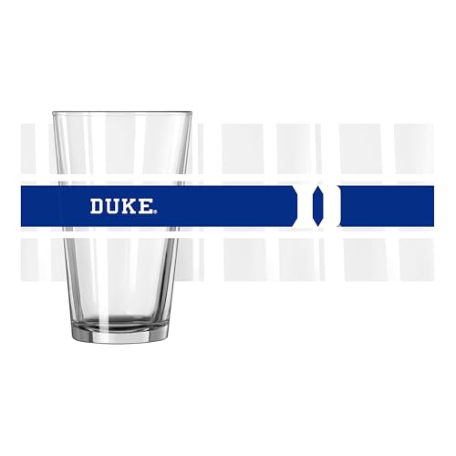 Image of Logo Brands NCAA 16 oz Pint Glass - Durable Glass With Bold Team Color- Chip-Resistant Rim Drinkware For Fans, Tailgates, Home Bars & Everyday Use