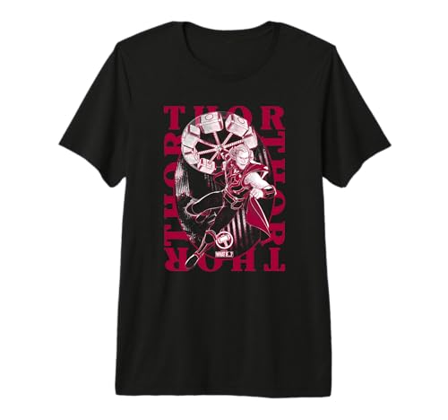 Thor action poster premium t-shirt Marvel What If haut de mode urbaine geek