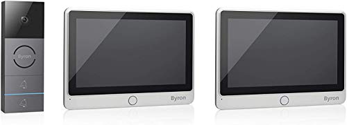 Smartwares DIC-24122 - Videoportero con hilos para 2 pisos con pantalla táctil HD de 7 pulgadas (ampliable, grabación de vídeo, visión nocturna, RFID)