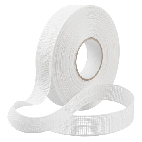HIVTE Cinta Dobladillo de Espiga de 5M para Coser, Cinta de Dobladillos Reutilizable para Curvas y Bordes Estrechos, Entretela Flexible para Vestidos, Faldas y Velos