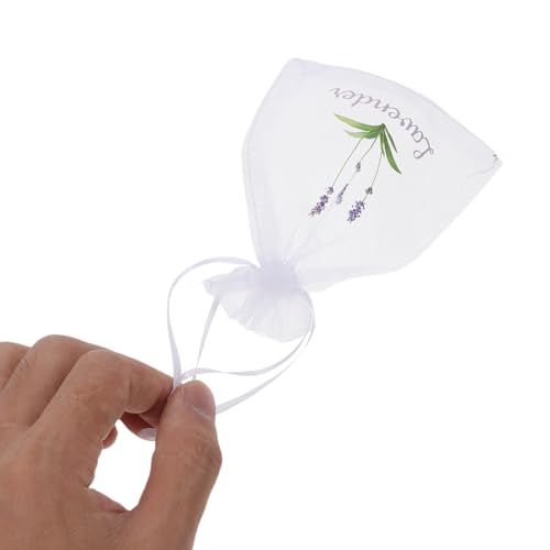 20 Bolsas de Organza para Sachet Lavanda con Cordón miniatura 3