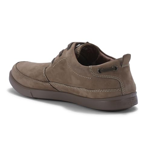 Image of Woodland Men Khaki Casual Shoes