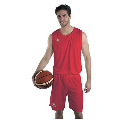 Luanvi Homme, Rouge Serie Pol | Debardeur, Maillot de Basket-Couleur, 4XL Cover