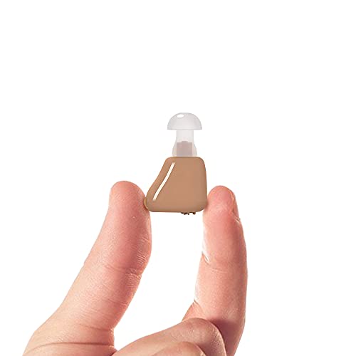 Hearing Aids for Seniors Rechargeable with Noise Cancelling, Hearing Amplifier for Mild to Severe Hearing Loss, Inner-Ear Personal Hearing Device, Hearing Sound Aid for Adults Elderly