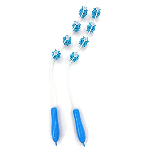 Masseur à Rouleaux pour Le Dos, Rouleau Multifonctionnel pour Le Dos et Le Cou, Corde de Rouleau de Masseur portatif pour la Jambe anticellulite de Mise en Forme du Corps Generic