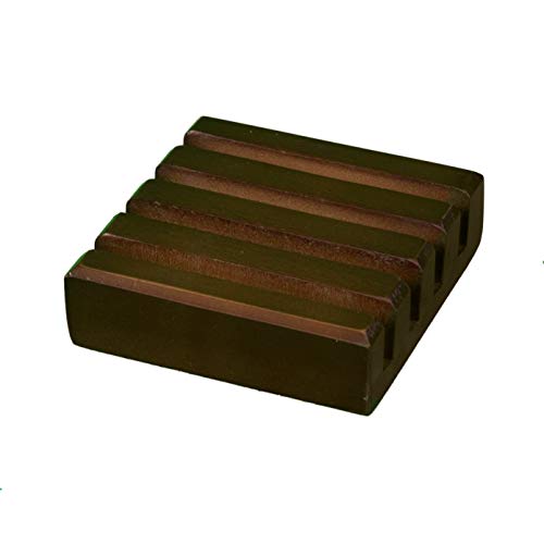 coaster display - CoasterStone Dark Slotted Wood Coaster Stand, Holds 4 Square Coasters, 4-Inch