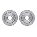 Dynamic Friction Company Rear Brake Rotors 6002-27033