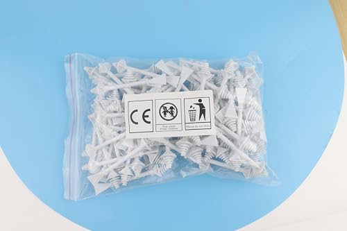 WZYTEU 100 bastoncini di cera nasale, in plastica