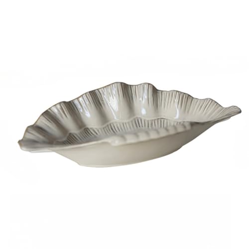 Ceramic Deep Plate Cold Dish Kiln-changed Glaze Hotel Special Tableware Shell (Kiln-changed)
