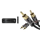 Yamaha Ars202Dbl R-S202D Sintoamplificatore, Nero, Wi-Fi & KabelDirekt – 1m Cavo RCA, PR...